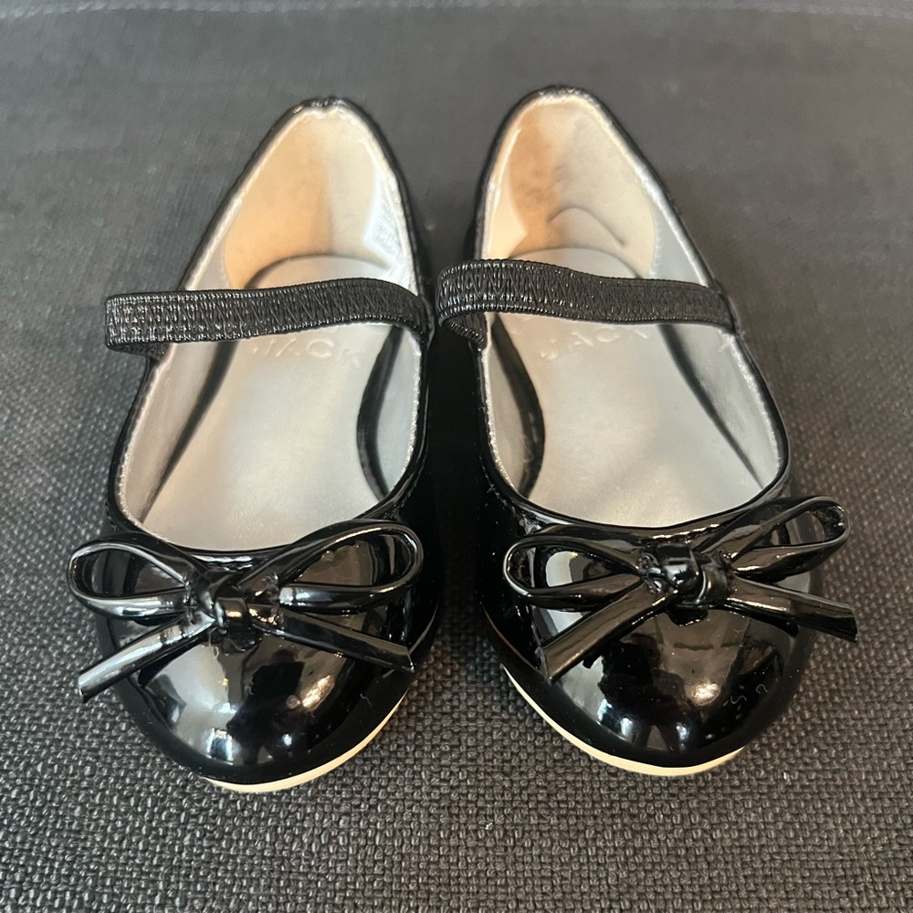 Janie and Jack Black Patent Leather Mary Jane - LIKE NEW - Worn 1x - Size 4